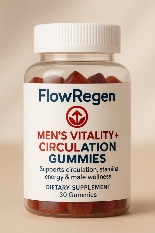 Men's Vitality + Circulation Gummies: Transform Your Energy, Strength And Vitality While Supporting Healthy Circulation